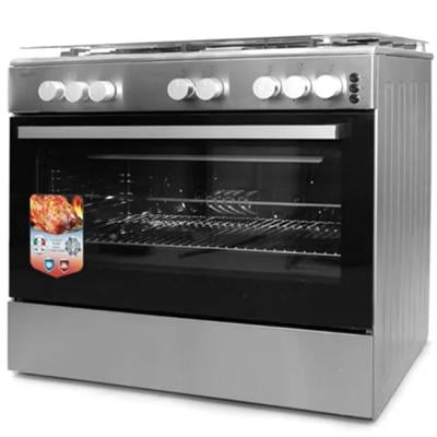 Geepas GCR9077FTCST Freestanding Full Safety Gas Cooking Range