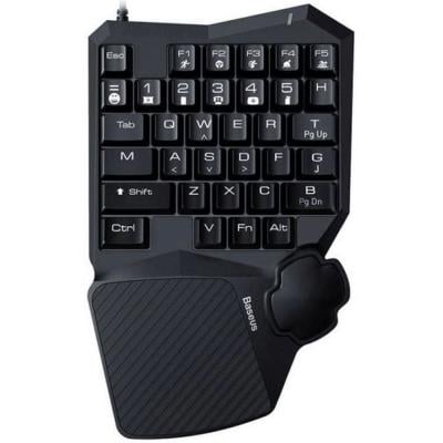 Baseus Wired Single Hand Gaming Keyboard Black