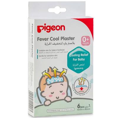 Pigeon 15841 Fever Cool Plaster For Babies Forehead, 6pcs