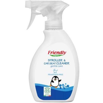 Friendly Organic FR2328 250ml Fragrance Free Stroller and Car Seat Cleaner Clear