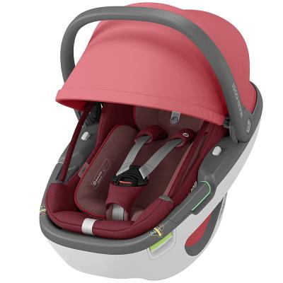 Maxi Cosi Coral 360 degree iSize Modular Car Seat for Kids and Baby with Carrier and Stroller Red