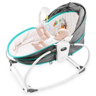 Teknum TK_5in1RK_GR 5In1 Cozy Rocker Bassinet with Awning and Mosquito Net Green