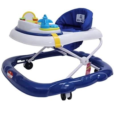Baby Plus BP8992-WHT/BLUE Baby Walker White And Blue