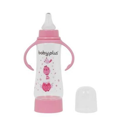 Baby Plus BP8375-C 8Oz Bottle With Nipple, Pink