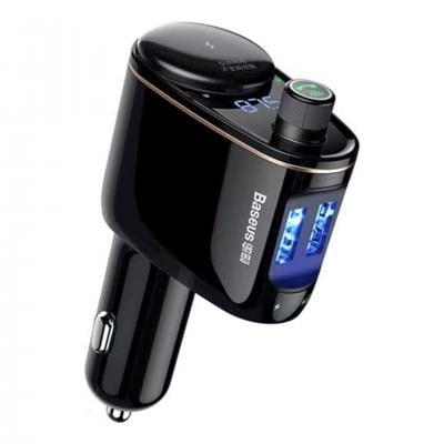 Baseus CCALL-RH01 Bluetooth Multimedia Device With Dual USB Car Charger