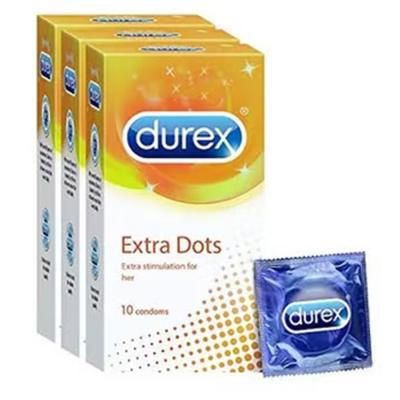 Durex Pack Of 3 Extra Dots Condoms