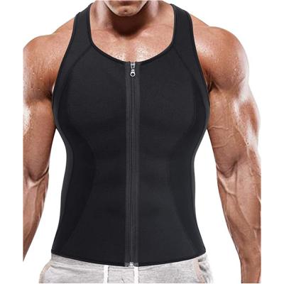 Men Sauna Sweat Vest Tank Top Shirt for Weight Loss Waist Trainer Workout