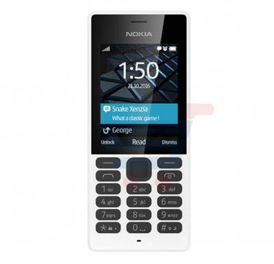 Nokia 150 GSM Phone, 2.4 Inch TFT Display, Bluetooth, USB, FM Radio- White