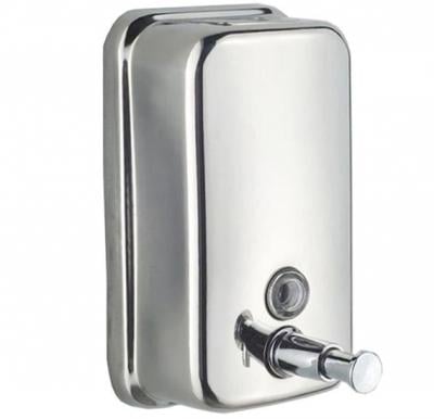 Stainless Steel Soap Dispenser Silver 15x5x9centimeter