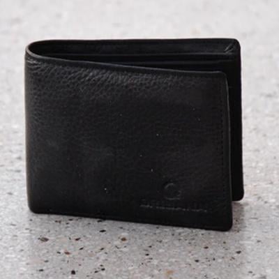 Mens Genuine Leather Wallet Black