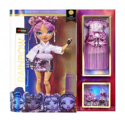 Rainbow High Lila Yamamoto - Mauve Purple Fashion Doll, MGA-578338-S4