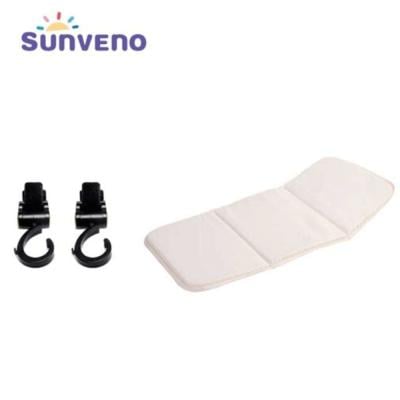 Sunveno EZ_BU_HPCHPD Rotating Stroller Hooks and Diaper Changing Pad Combo