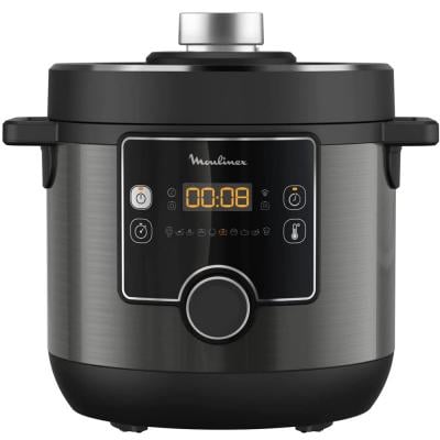 Moulinex ‎CE777827 Turbo Cuisine Electric Pressure Cooker 7.6L Black