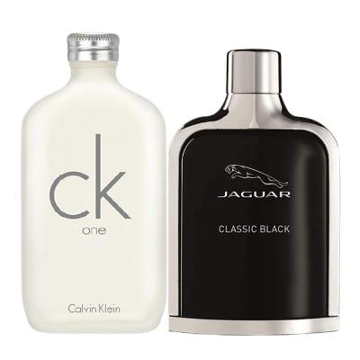 2 In 1 CK One Edt 100ml Spy Perfume And Jaguar Classic Black Edt 100ml For Men