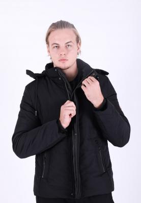 Kenyos Mens Winter Jacket Black, Size XXL