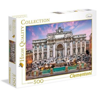 Clementoni Adult Puzzle Fontana Di Trevi 500PCS, 6800000030