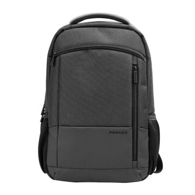 Promate SATCHEL-BP.BLACK Laptop Backpack Sleek Comfort Lightweight 15.6 Black