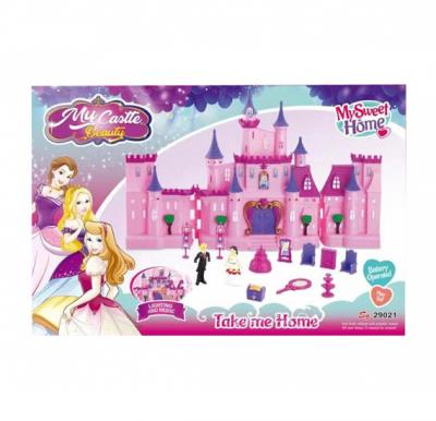 Little Angel - Kids Toys My Sweet Home Purple Pink Castle