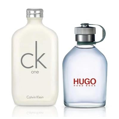 CK One Edt 100ml Perfume for Unisex And Hugo Boss Green for Men Edt 125ml