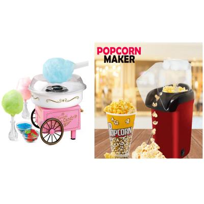 Cotton Candy Maker and Electric Popcorn Maker CT-1801