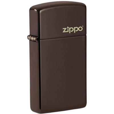 Zippo 49266 Slim Brown Windproof Lighter