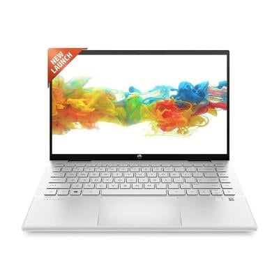 Hp Pavalion 14-Dy1010 Core i5 11th Gen Processor 8GB Ram 256GB SSD Intel Iris Xe Graphics 14 Inch FHD Display Backlite Keyboard Windows 11 Home x360 Touch Screen Natural Silver 