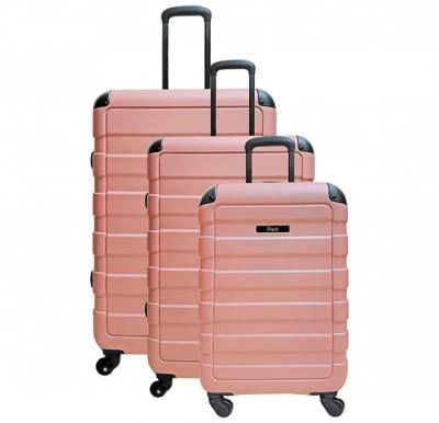 TravelWay RMX1-3 Lightweight Luggage  Rose Gold Travel Bag