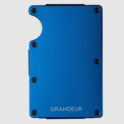 Grandeur GUWB657 Aluminum Sky Blue Cardholder