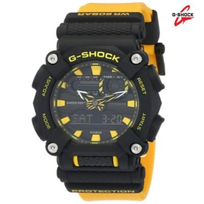 G-Shock GA-900A-1A9DR Analog Digital Watch For Men, Yellow