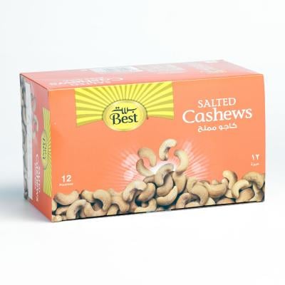 Best Food Cashew Salted, 30gm 12 pcs, BF2025