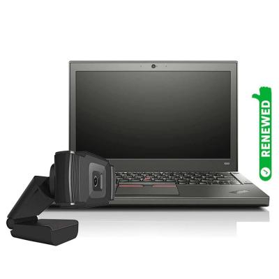 Buy Lenovo ThinkPad X250 Business Laptop 12.5 inch Display Intel Core i5 5300U CPU Processor 8GB RAM 128 GB SSD Storage Windows 10, Renewed Get Better World USB Plug and Play Webcam for PC/Laptop with Mic 480p HD