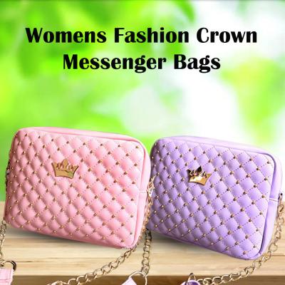 2 In 1 Womens Fashion Crown Messenger Bags