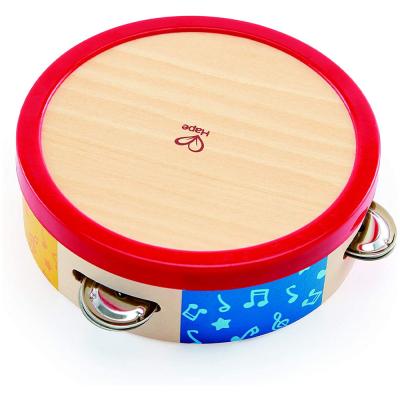 Hape E0607 Rhythm Tambourine Wooden Toys Multicolor