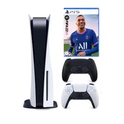 Sony PS5-CD-7 PlayStation 5 Cd Edition Console  Midnight Black DualSense Wireless Controller  Fifa 2022
