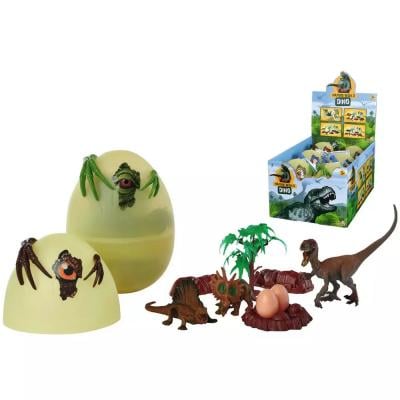 Simba 104342553 Dino Egg with Dinos and Assorted 3 Assorted Multicolor