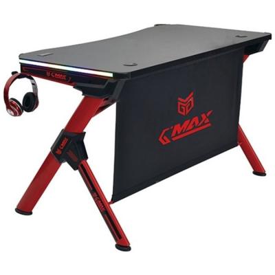 G-Max GMXT-8011-1175 Gaming Table, Black and Red