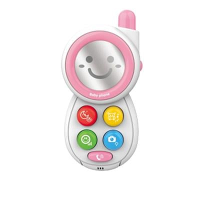 Huanger HE0513 Baby Educational Phone Toy Pink
