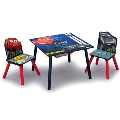 Delta Children TT89576CR Cars Table and Chair Set With Storage