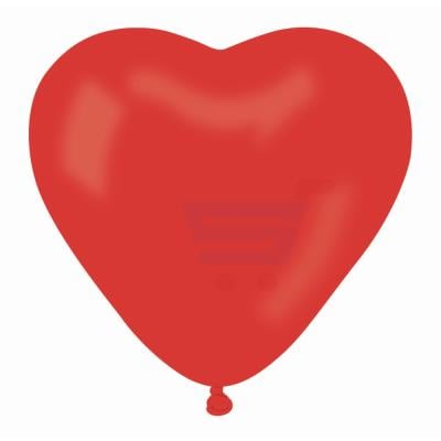 Gemar 12 inch Heart Balloon, Red