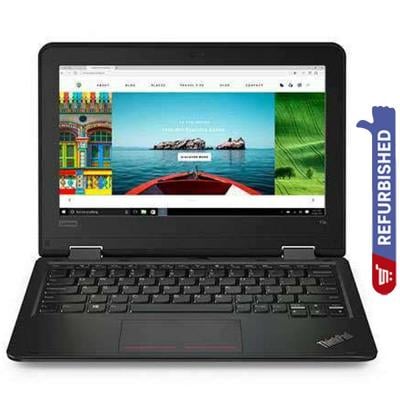 Lenovo ThinkPad Yoga 11E Laptop 11.6 inch FHD Display Intel Celeron Processor 4GB RAM 500GB HDD Storage Intel Graphics Win11, Refurbished