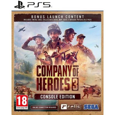 Sega PS5 Company of Heroes 3 LE PEGI Metal Case