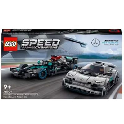 Lego 76909 Speed Champions Mercedes-Amg F1 W12 E Performance And Mercedes Amg Project One 9+ Years ​Multicolour