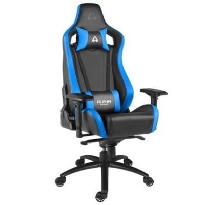 Alpha Gamer AGPOLARISRE-BK-BL Polaris Racing Series Gaming Chair Black with Blue