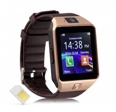 MidSun M9 Smart Watch with SIM Slot, Camera & Bluetooth (GOLD)