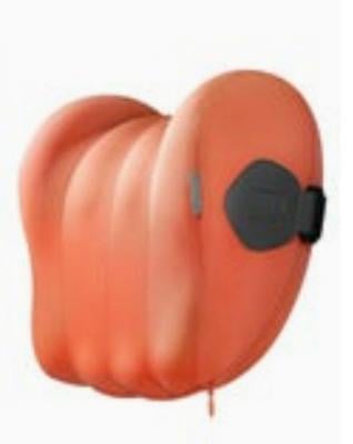 Baseus CNTZ000007 Comfort Ride Car Headrest Mounted Pillow, Orange