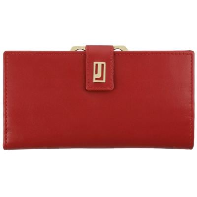 Jafferjees 71238379084 Genuine Leather Women The Fuschia Wallet Red