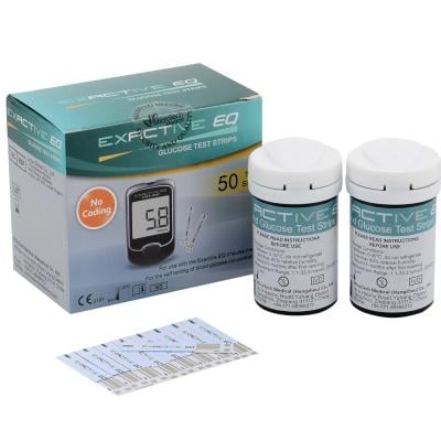 Exactive EQ Impulse Blood Glucose Meter 50 pcs Test Strip Box