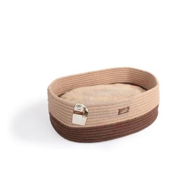 All for Paws, Oval Rope Cat Bed Tan