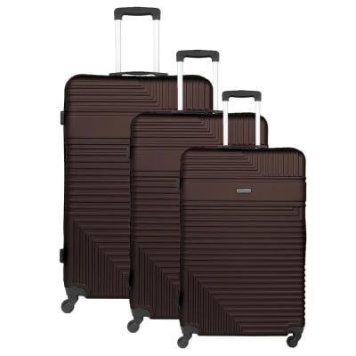 TravelWay SKAFF-3-Coffee Suitcase Set of 3 57 kg