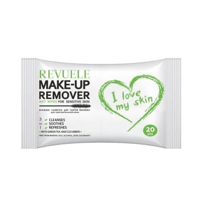 Revuele 1246 Makeup Remover Wipes for Sensitive Skin 20 pcs